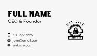 Kettlebell Fitness Weights  Business Card Image Preview