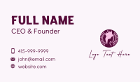Fashion Crown Pageant Business Card