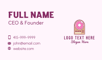 Pastry Donut Machine Business Card Design