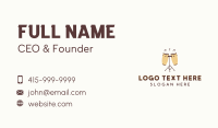 Bongo Drum Percussion Instrument Business Card