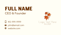 Dry Leaves Design  Business Card Design