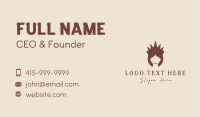 Majestic Crown Lady Business Card