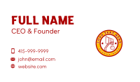 Basketball Court Business Card example 4