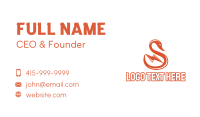 Brown And White Business Card example 3