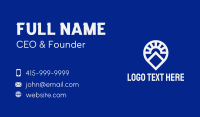 House Location Pin Business Card