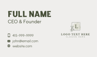 Elegant Leaf Fragrance Business Card