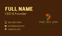 African Djembe Drum Business Card Design