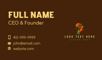 African Djembe Drum Business Card