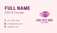 Pink Pig Cup  Business Card