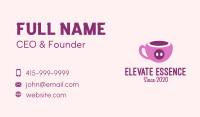 Pink Pig Cup  Business Card