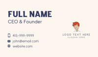 Happy Teenage Boy Business Card Design