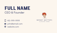 Redhead Business Card example 3