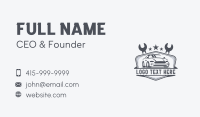 Race Car Mechanic Business Card