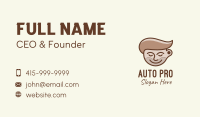 Brown Coffee Barista Business Card