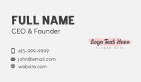Pastel Business Card example 3