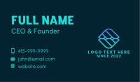 Gradient Tech Company Business Card