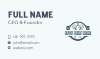 Yard Gardening Shovel Business Card Design