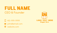 House Fence Paint Bucket Business Card