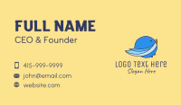 Round Blue Bird  Business Card