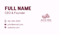 Macaroon Business Card example 1