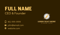 Electric Thunder Gear Business Card Design