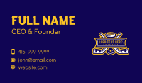 Hockey Sports Athlete Business Card Design