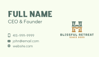 Economic Business Card example 3