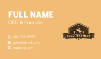 Western Cowboy Horse Business Card Design