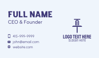 Blue Book Pin Business Card Design