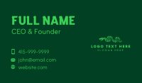 Green Stripe Snake  Business Card Image Preview