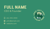 Polygon Tree Forest Business Card