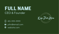 Circle Company Business Business Card