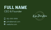 Circle Company Business Business Card