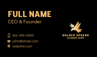 Golden Flying Eagle Business Card Image Preview