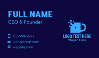 Blue Pixel Application Business Card