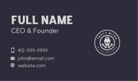 Kettle Bell Skull  Business Card