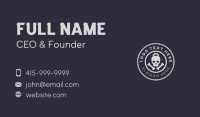 Kettle Bell Skull  Business Card Design