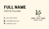 Environmental Plant Gardening Business Card