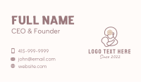 Breastfeeding Mother Childcare  Business Card