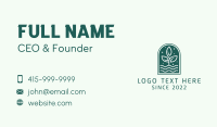 Night Window Gardening  Business Card Design