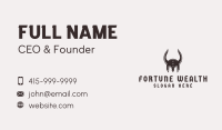 Black Viking Helmet Business Card Image Preview