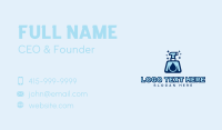Clean Spray Bottle Droplet Business Card