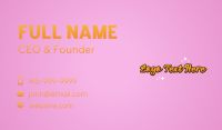 Bubblegum Business Card example 1