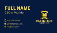 Trucking Service Business Card example 2