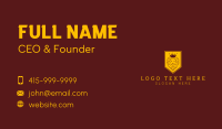 Lion Crown Crest Business Card