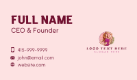 Wellness Feminine Beauty Business Card