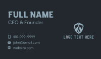 Medieval Axe Weapon Business Card