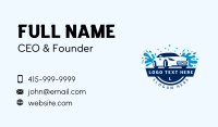 Car Wash Automobile Business Card