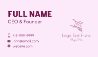 Dance Instructor Business Card example 3
