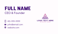 Pyramid Architecture Creative Business Card